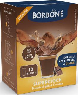 Caffe Borbone SUPERCIOCK oldható tejcsokoládé ital 10 db 140g