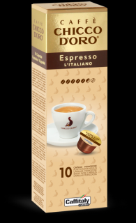 Caffitaly - Chicco D´Oro Espresso LItaliano kapszula - 10 adag