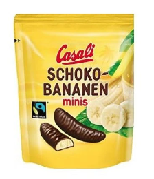 Casali csokoládé banán mini 110g