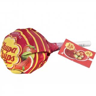 Chupa Chups Mega Cup Lollipop - PIROS - 10 db x 12g