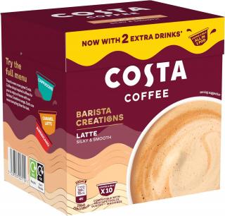 Costa Coffee Barista Creations Latte 10 adag Dolce Gusto számára