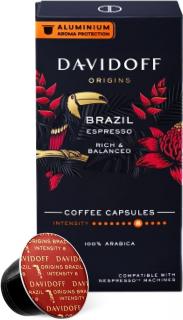 Davidoff Brazil Espresso alumínium kapszula Nespresso-hoz 10 db