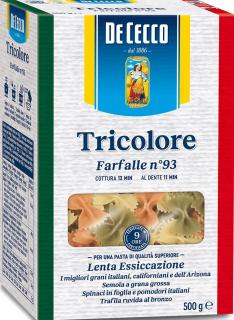 DE CECCO Farfalle TRICOLORE 500 g