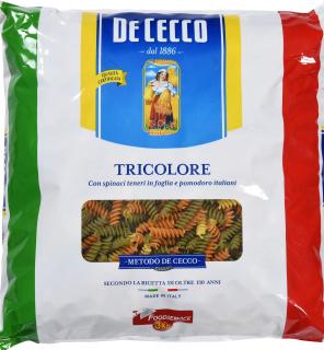 DE CECCO Fusilli TRICOLORE 3000 g