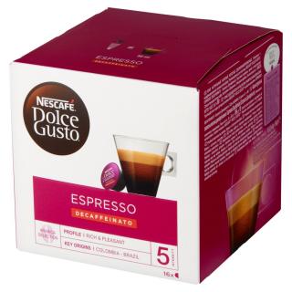 Dolce Gusto - Nescafé Espresso Decaf koffeinmentes kapszula 16 adag