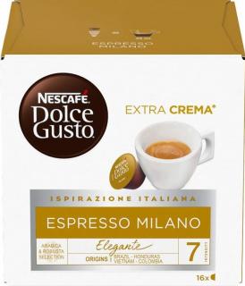 Dolce Gusto - Nescafé Espresso Milano Elegante kapszula 16 adag