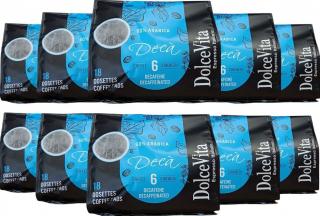 Dolce Vita Coffee PODS Senseo Decaffeinato koffeinmentes 180 db