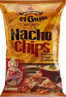 El Gusto MEXICO Kukorica Nachos édes chili 180 g