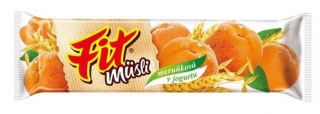 Fit Müzlis sárgabarack joghurtszeletbe 35g