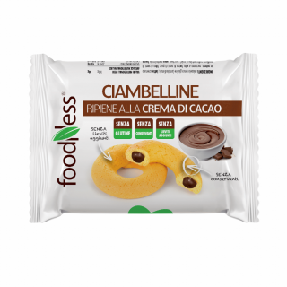 FoodNess gluténmentes kakaós fánk Foodness Ciambelline Crema di Cacao 27g
