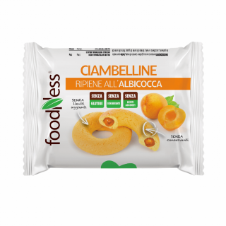 Foodness gluténmentes sárgabarack fánk Foodness Ciambelline Albicocca 27g