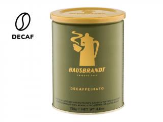 Hausbrandt Decaffeinato koffeinmentes őrölt kávé 250 g Csomagolás: Fémdoboz