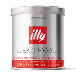 Illy Espresso Smooth Taste Arabica őrölt kávé 125 g