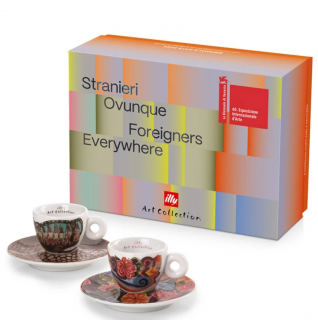 Illy Foreigners Everywhere cappuccino csészék csészealjakkal A típusú 2 x 160 ml