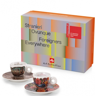 Illy Foreigners Everywhere espresso csésze csészealjakkal A típusú 2 x 60 ml