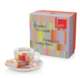 Illy Foreigners Everywhere porcelán eszpresszó csésze és csészealj 1 x 60 ml