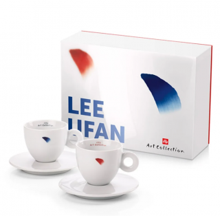 Illy LEE UFAN 2023 cappuccino csésze csészealjakkal 2 x 160 ml