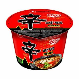 Instant tésztaleves Big Bowl Shin Ramyun hot 114g