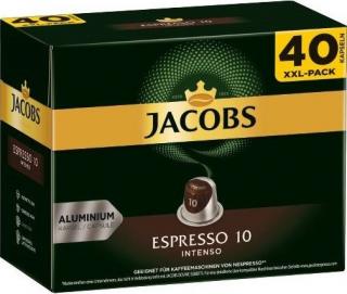Jacobs Espresso Intenso inenzita 10 kapszula Nespresso-hoz 40 db