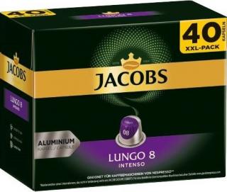 Jacobs Lungo Intenso inenzita 8 kapszula Nespresso-hoz 40 db