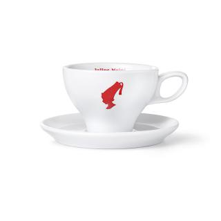 Julius Meinl fehér porcelán csésze csészealj cappuccinohoz 230ml