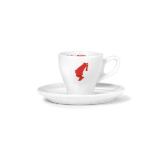 Julius Meinl fehér porcelán csésze csészealj espressohoz 90ml