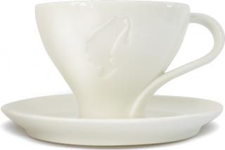 Julius Meinl Ivory Prémium fehér porcelán csésze csészealj cappuccinohoz 1db 180 ml