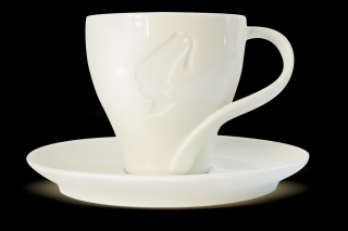 Julius Meinl Ivory Premium fehér porcelán csésze csészealj espresso kávéhoz 60 ml