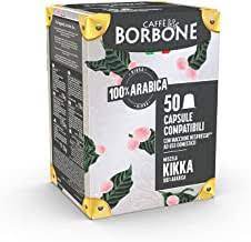 Kávékapszula Caffe Borbone Miscela KIKKA 100% Arabica Nespressohoz 50 db