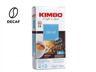Kimbo Espresso Decaf koffeinmentes őrölt kávé 250 g