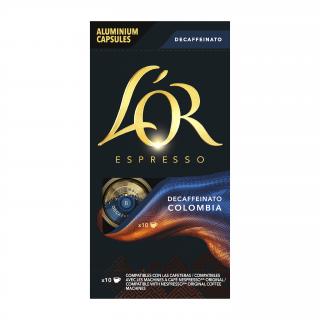 L'OR Colombia Decaffeinato Koffeinmentes ALU kapszula Nespresso®-hoz 10 db