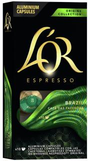 L'OR Espresso Brazil pörkölt őrölt kávé kapszulában 10 db 52g