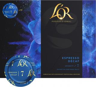 L'OR Espresso Decaf kávékapszula Nespresso Professionalhoz 50 db