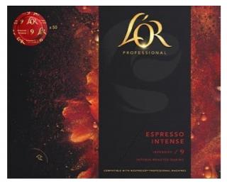 L'OR Espresso Intense kapszula Nespresso Professionalhoz 50 db