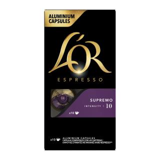 L'OR Supremo ALU kapszula Nespresso®-hoz 10 db
