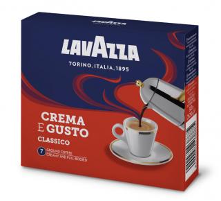 Lavazza CREMA e Gusto őrölt kávé 2x250g