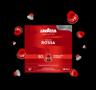 Lavazza Qualita Rossa Alu kapszula Nespresso-hoz 80 db