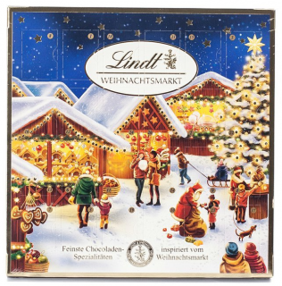 Lindt Adventi naptár Karácsonyi vásárok 115g