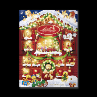 Lindt Adventi naptár Teddy Adventi naptár 172g