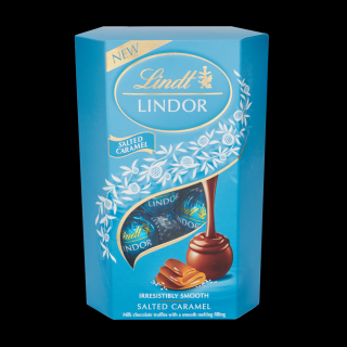 Lindt Lindor Salted Caramel sós karamell csoki praliné 200 g