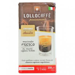 LolloCaffe Crema Classico macinato őrölt kávé 250 g