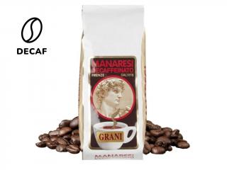 Manaresi Decaffeinato koffeinmentes szemes kávé 250 g