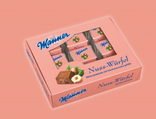 Manner Nuss-Würfel mogyorós cukorka kocka formában 115g