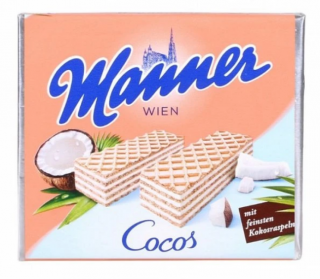 Manner ropogós ostya kókuszkrémes töltelékkel 75g