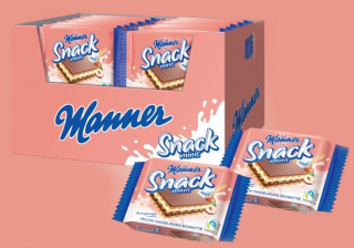 Manner Snack Mini Milch Mogyoró 28x25g Kijelző