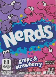 Nerds szőlő és eper 47 g