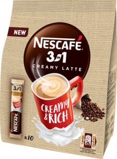 Nescafé 3in1 Creamy Latte instant kávé zacskó 10 x 15 g