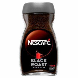 Nescafe Black Roast Rich & Dark instant kávé 200 g
