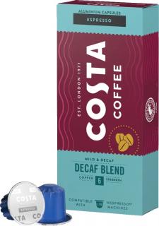 Nespresso - Costa Coffee Decaf Blend koffeinmentes alu kapszula 10 adag