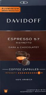 Nespresso - Davidoff Espresso 57 Ristretto alu kapszula 10 adag